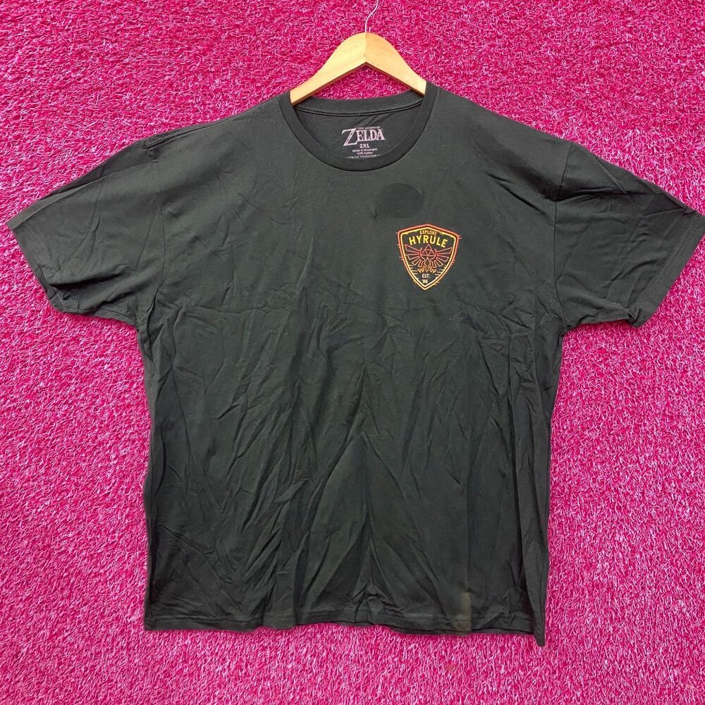 The Legend Of Zelda Hyrule Shield graphic Design T-Shirt 2XL